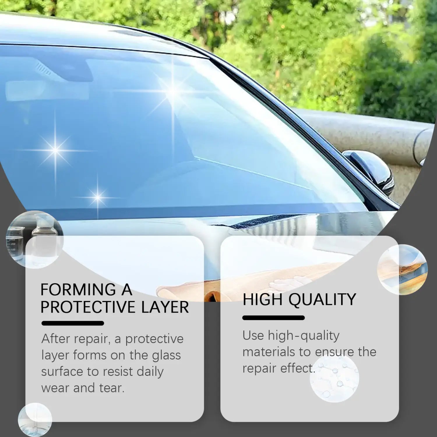 Car Windshield Repair Suit Clear Vision