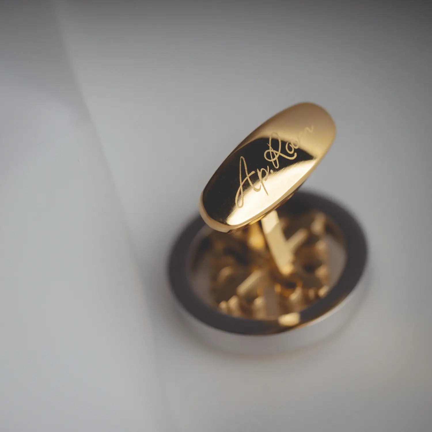 French Gold And Silver Cufflinks