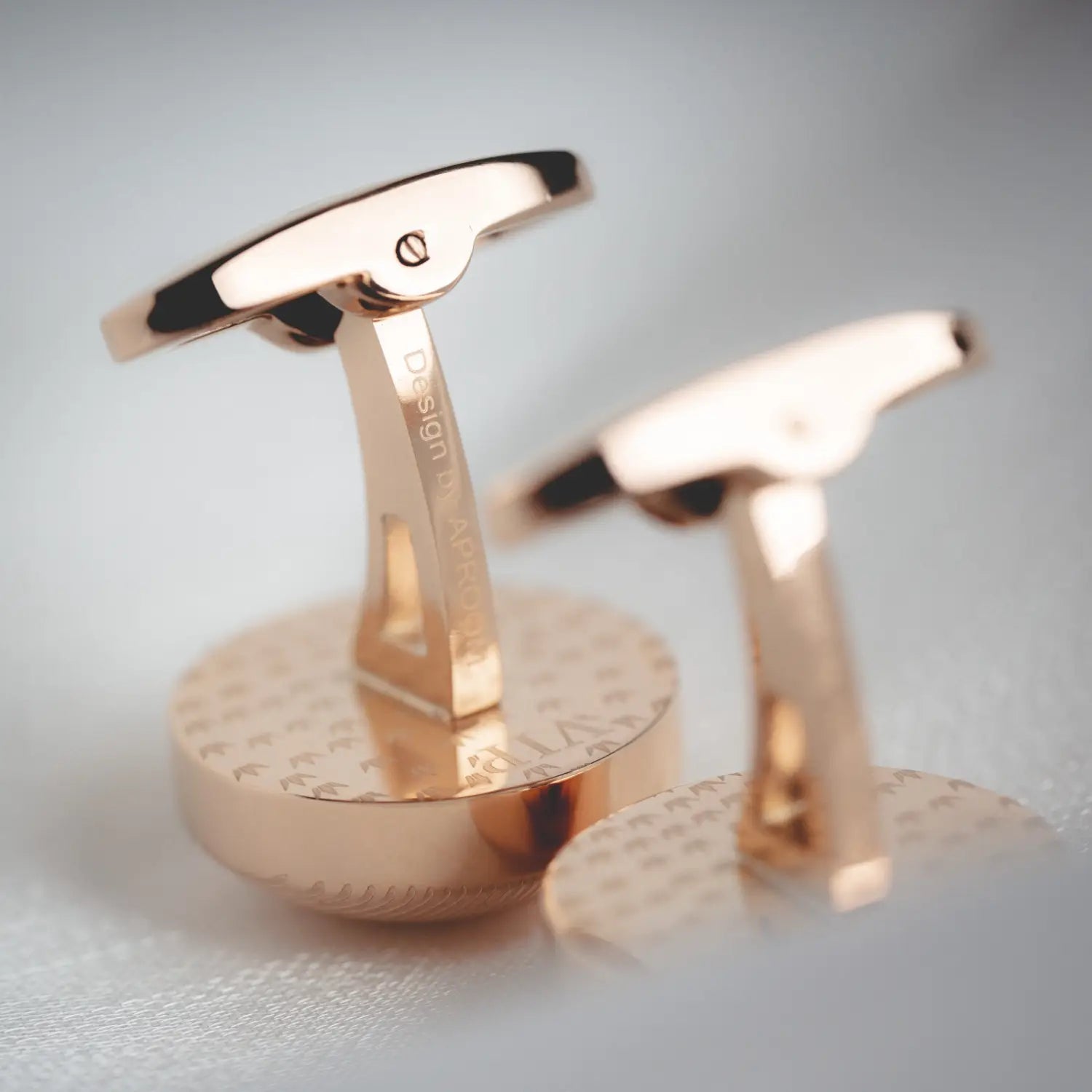 French Rose Gold Cufflinks