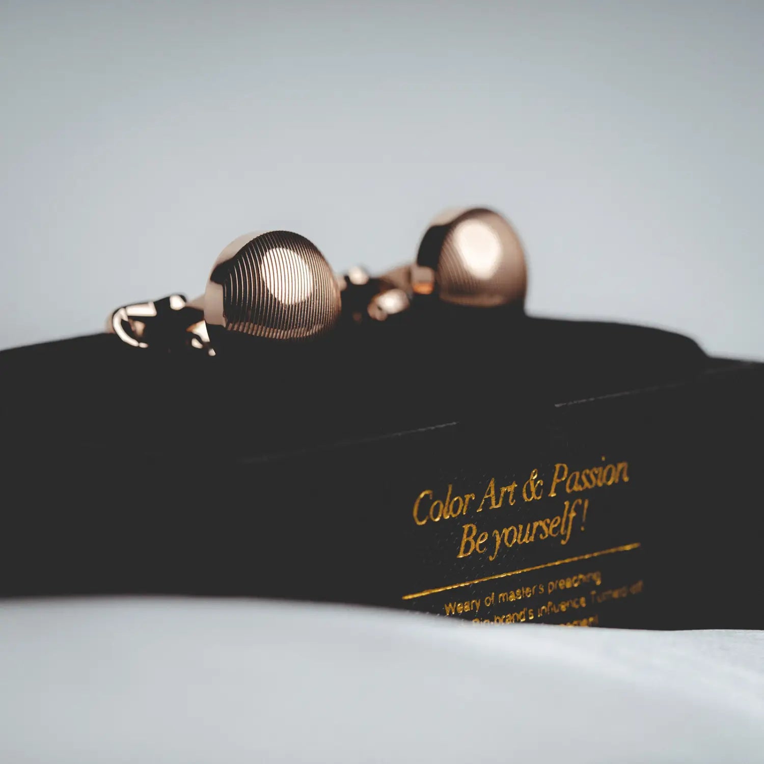 French Rose Gold Cufflinks