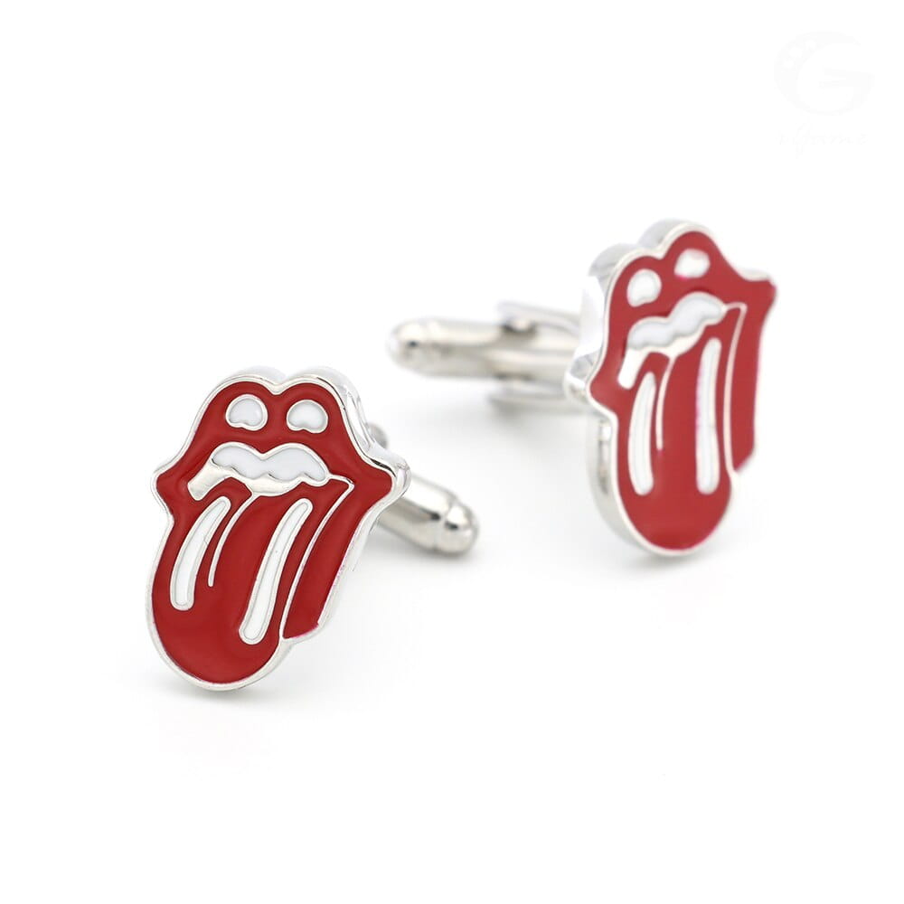 Rolling Stones Red Lip Cufflinks