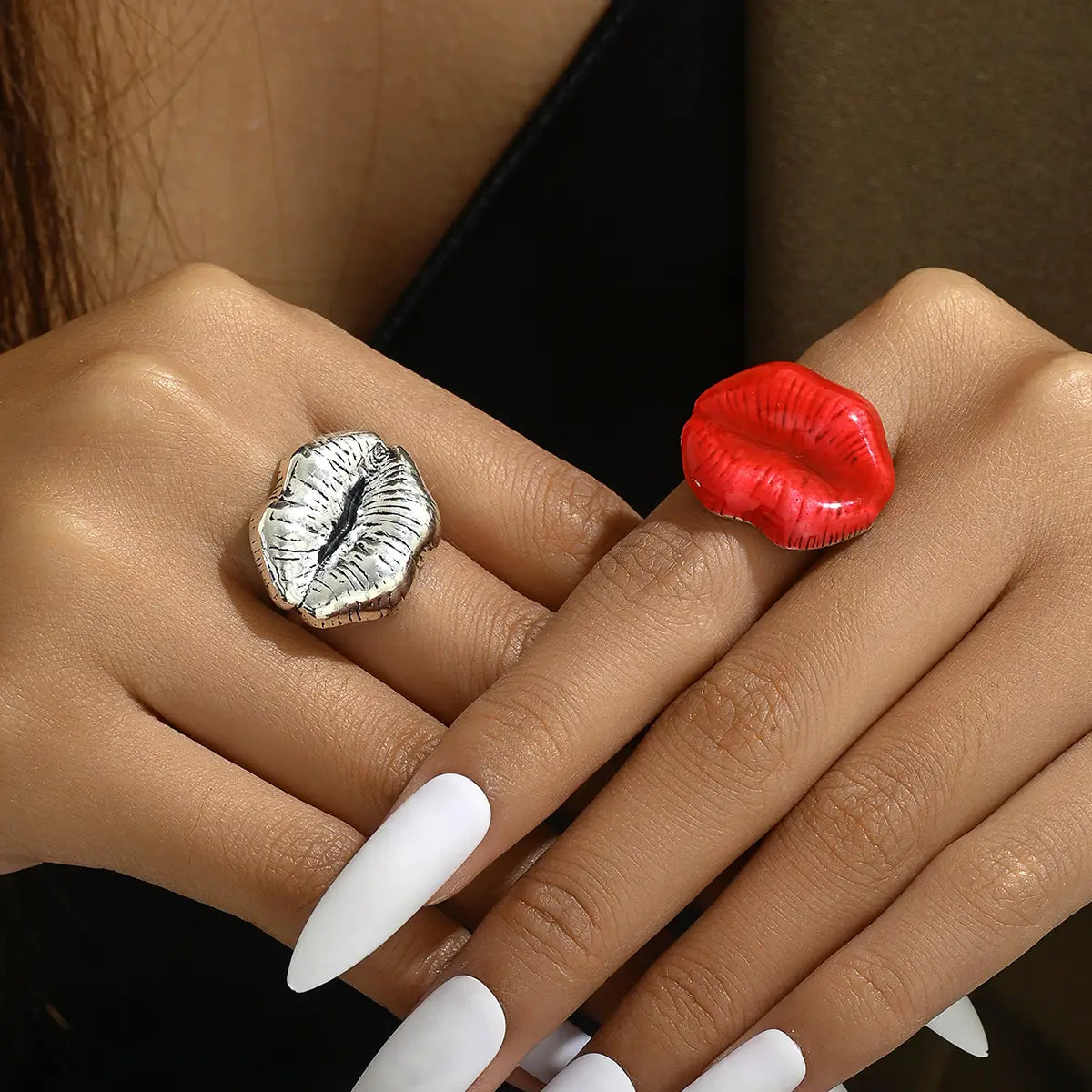 Vintage Hip Hop Lip Women’s Ring