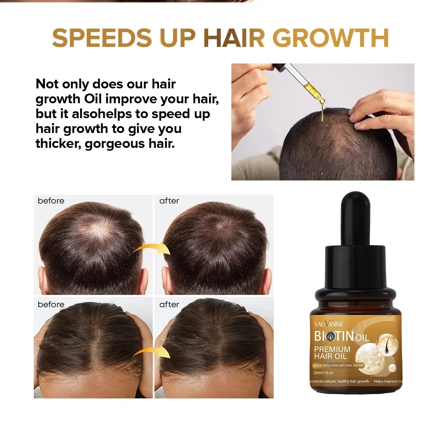 Biotin Hair Oil Moisturizing Repair