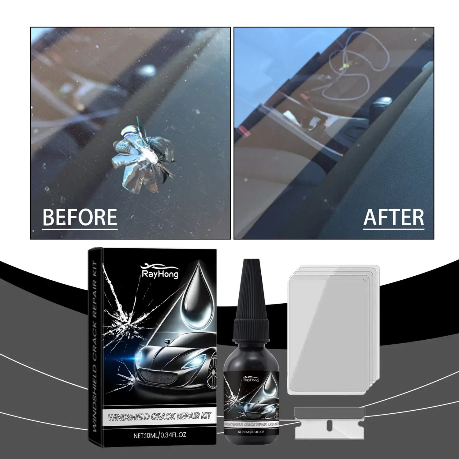 Car Windshield Repair Suit Clear Vision