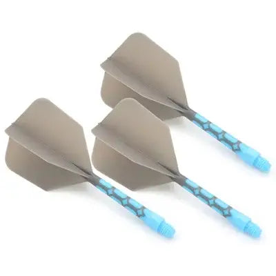 CUESOUL 929 New Launch ROST T19 Integrated Dart Shaft and Flights Big Wing Shape,Set of 3-Grey