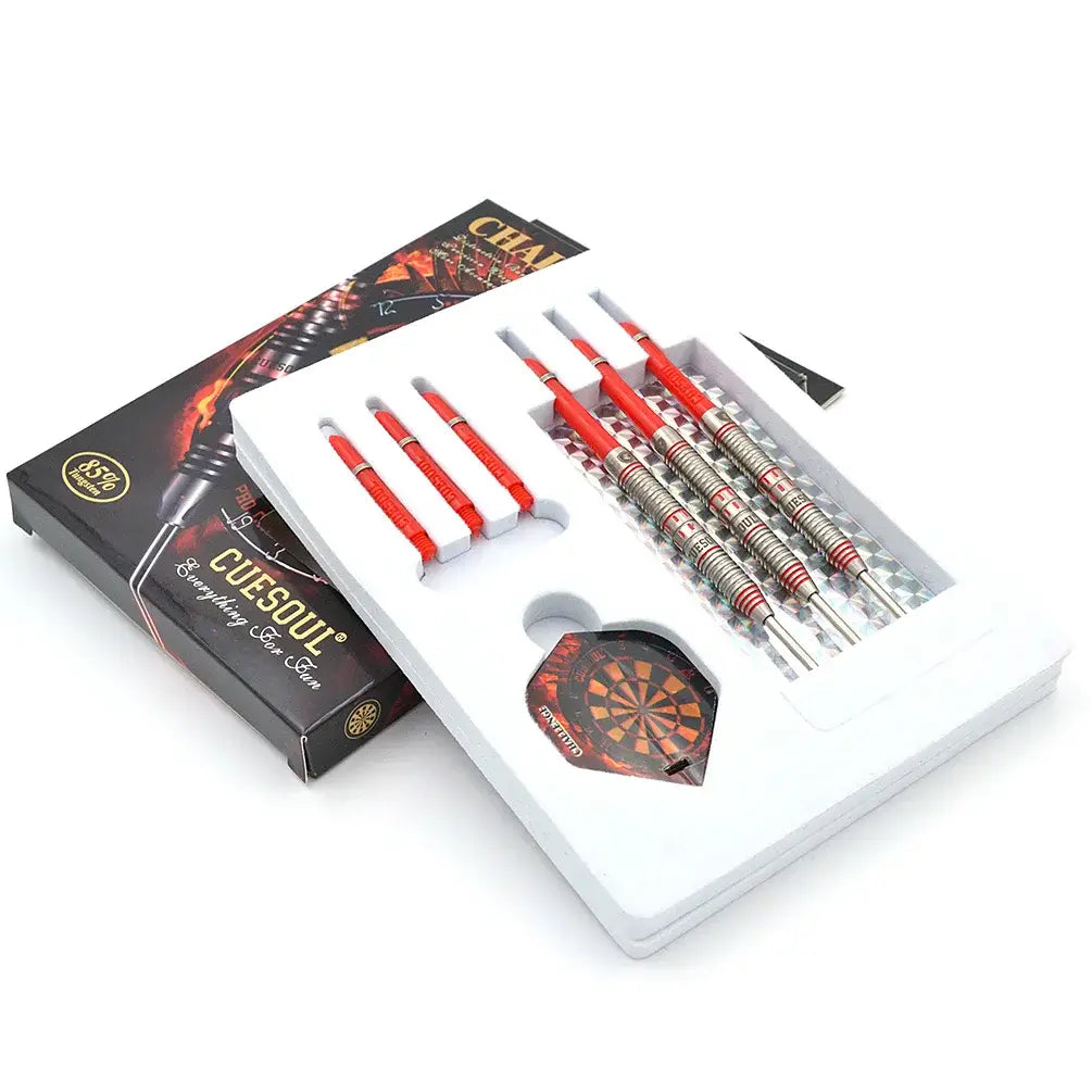 CUESOUL CHALLENGE 24g Slim Steel Tip Tungsten Dart Set 85%