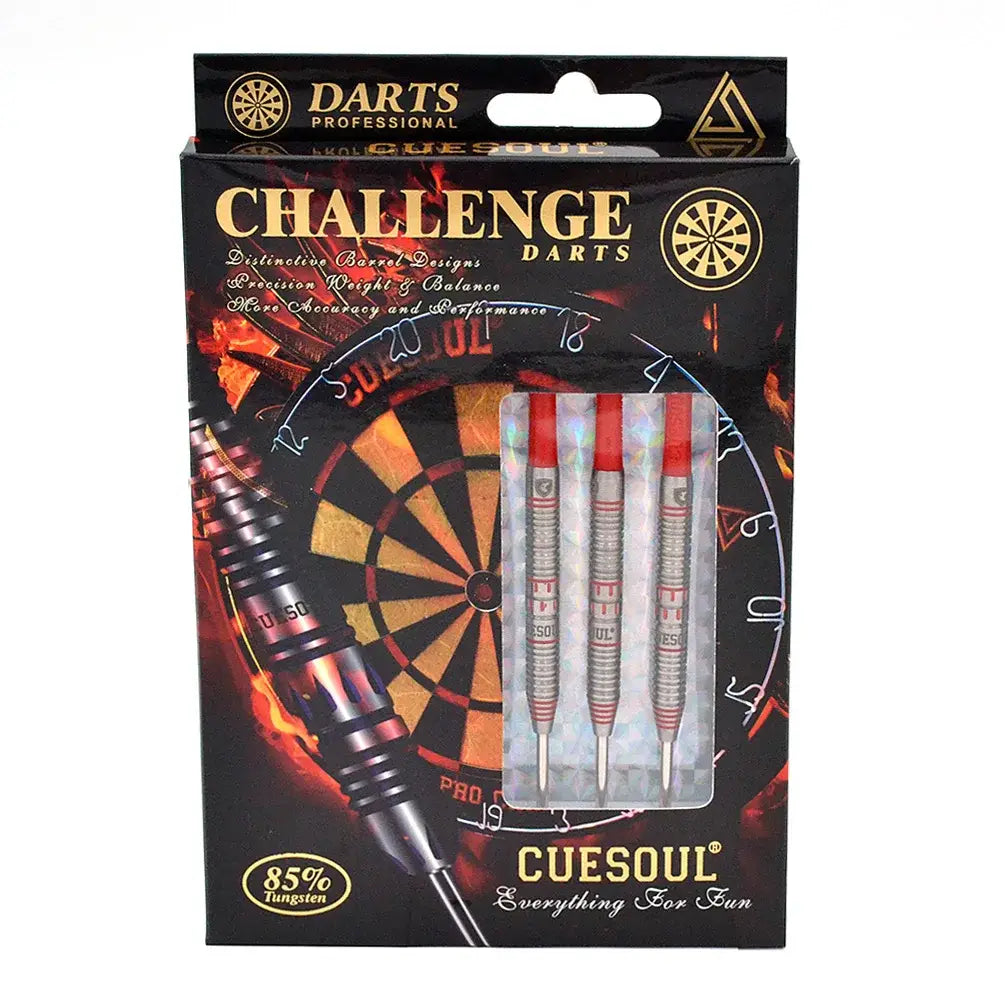 CUESOUL CHALLENGE 24g Slim Steel Tip Tungsten Dart Set 85%