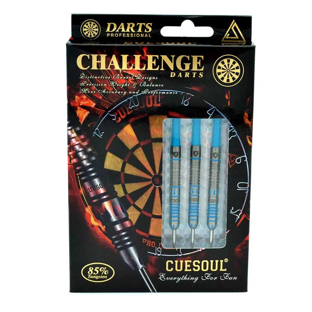 CUESOUL CHALLENGE 24g Slim Steel Tip Tungsten Dart Set 85%