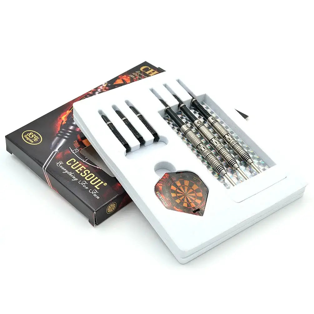 CUESOUL CHALLENGE 24g Slim Steel Tip Tungsten Dart Set 85%