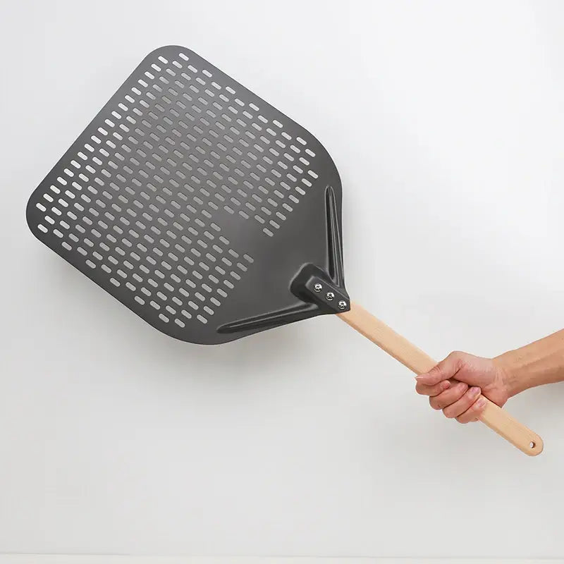 Pizza Shovel Peel 12/14 Inch Aluminum Perforated