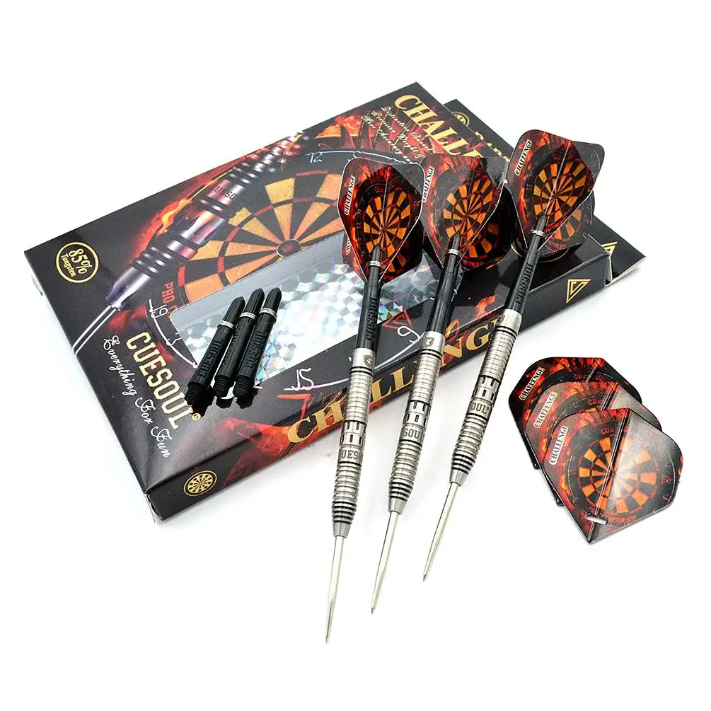 CUESOUL CHALLENGE 24g Slim Steel Tip Tungsten Dart Set 85%