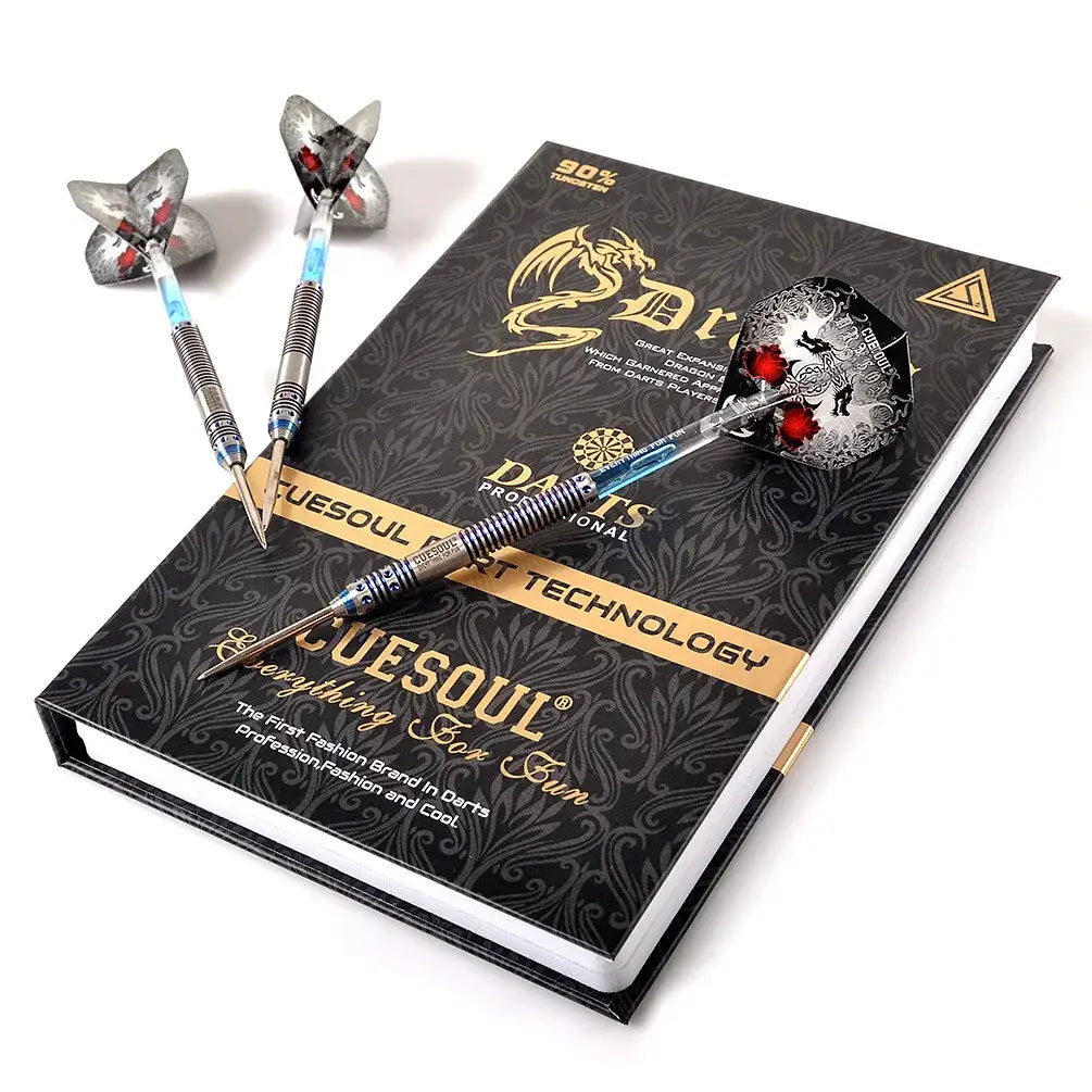 CUESOUL Dragon 22g/24g/26g Tungsten Steel Tip Darts,Dart Barrel with Golden Titanium Coated