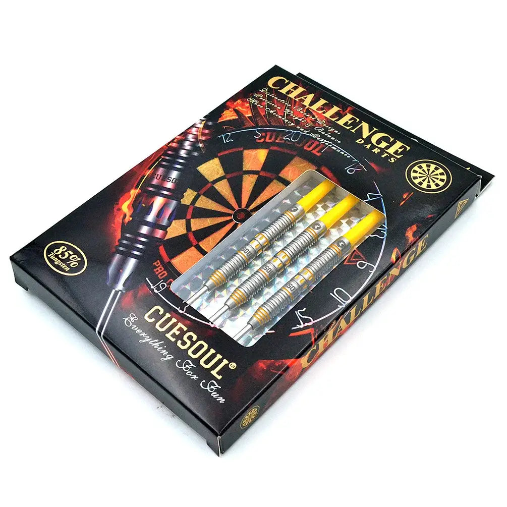 CUESOUL CHALLENGE 24g Slim Steel Tip Tungsten Dart Set 85%