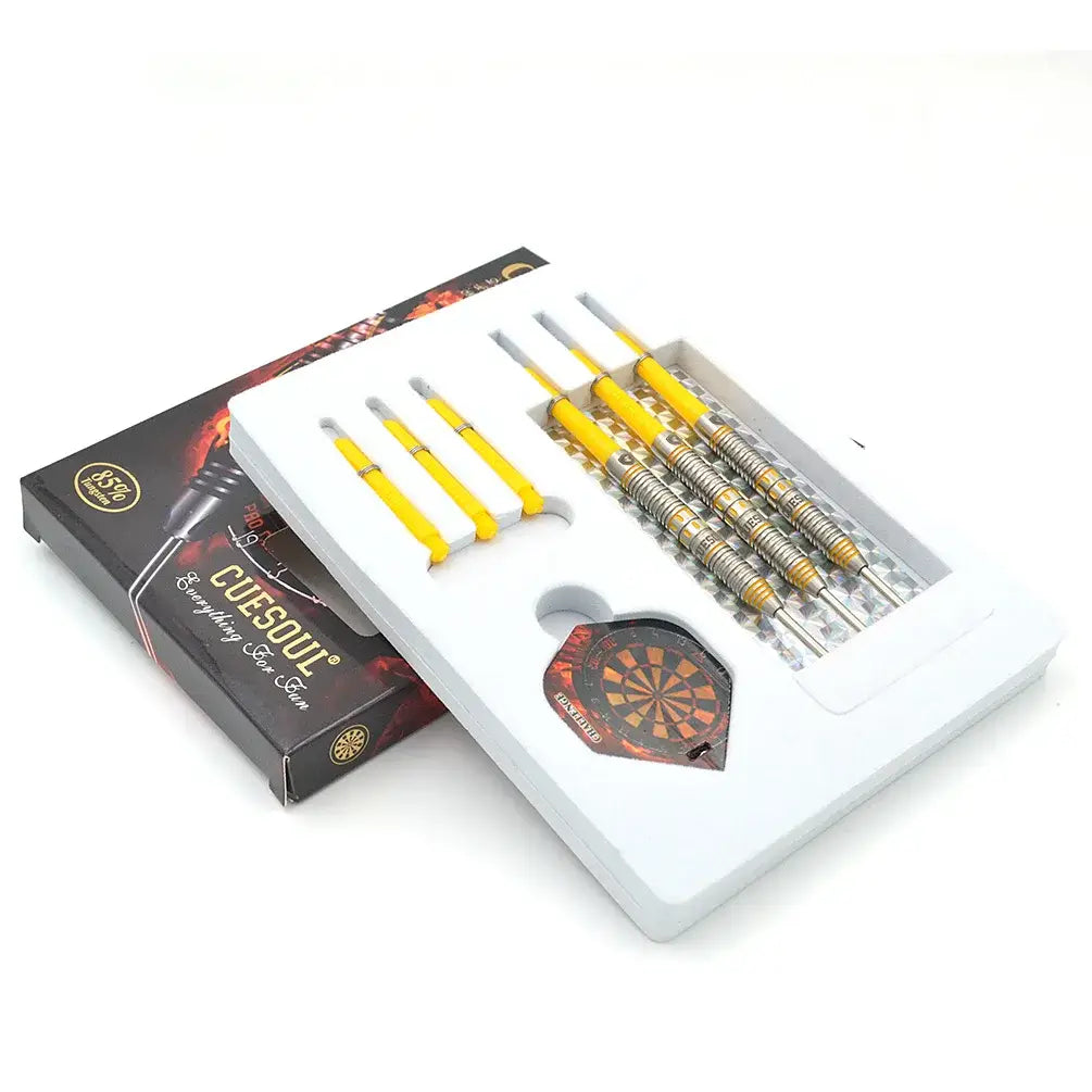 CUESOUL CHALLENGE 24g Slim Steel Tip Tungsten Dart Set 85%