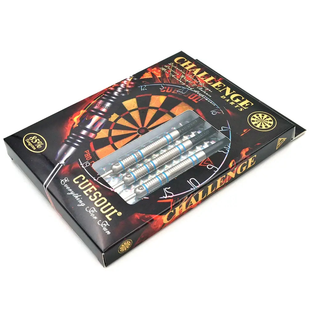 CUESOUL CHALLENGE 24g Slim Steel Tip Tungsten Dart Set 85%