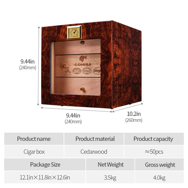 Cigar-Loong Cigar Humidor Cabinet