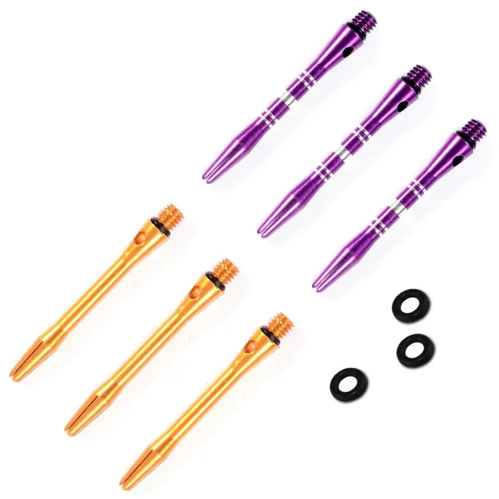 CUESOUL Professional 16g 85% Tungsten Soft Tip Darts with Orange & Purple Aluminum Shafts