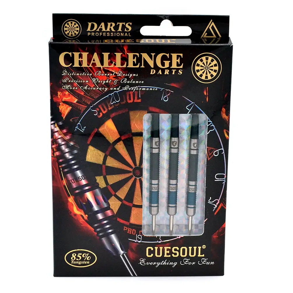 CUESOUL CHALLENGE 24g Slim Steel Tip Tungsten Dart Set 85%