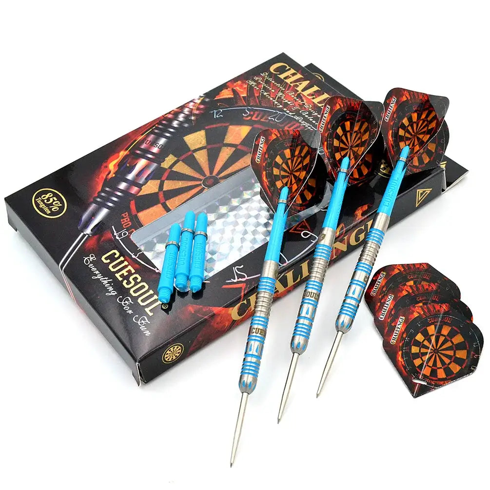 CUESOUL CHALLENGE 24g Slim Steel Tip Tungsten Dart Set 85%