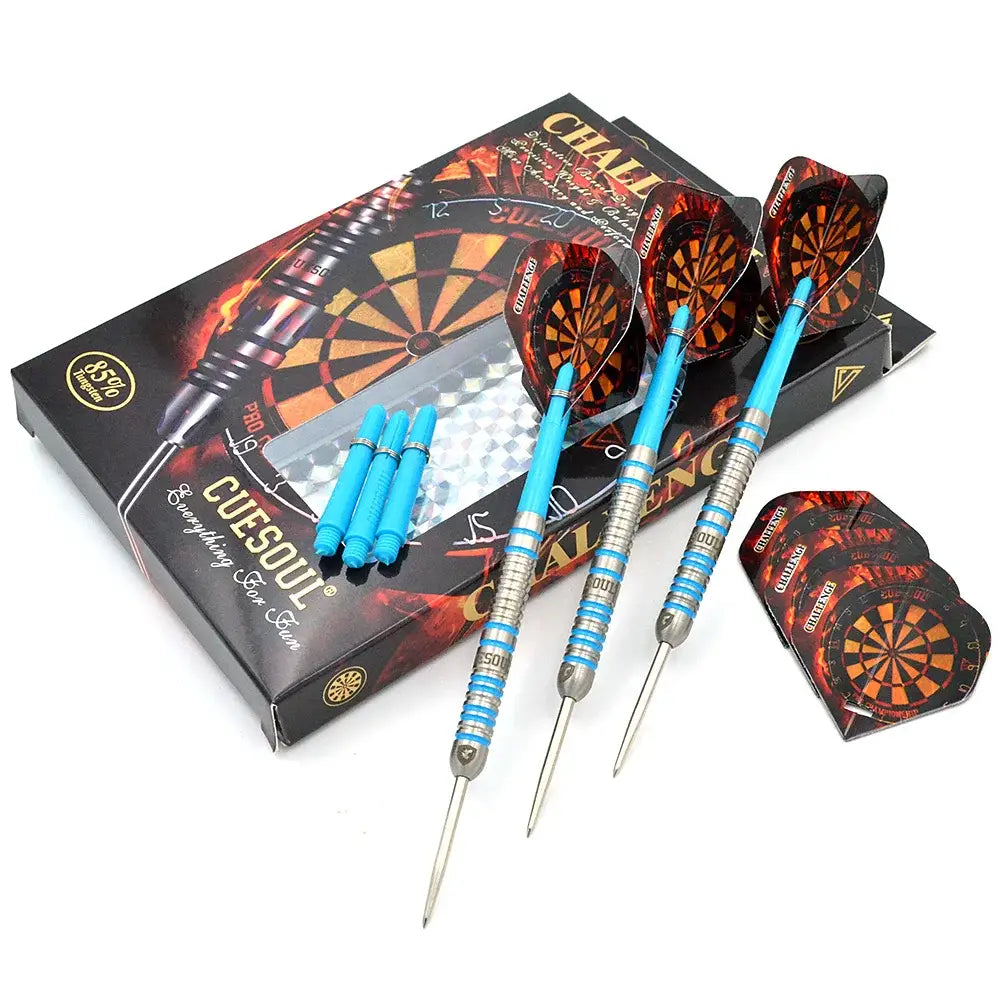 CUESOUL CHALLENGE 24g Slim Steel Tip Tungsten Dart Set 85%