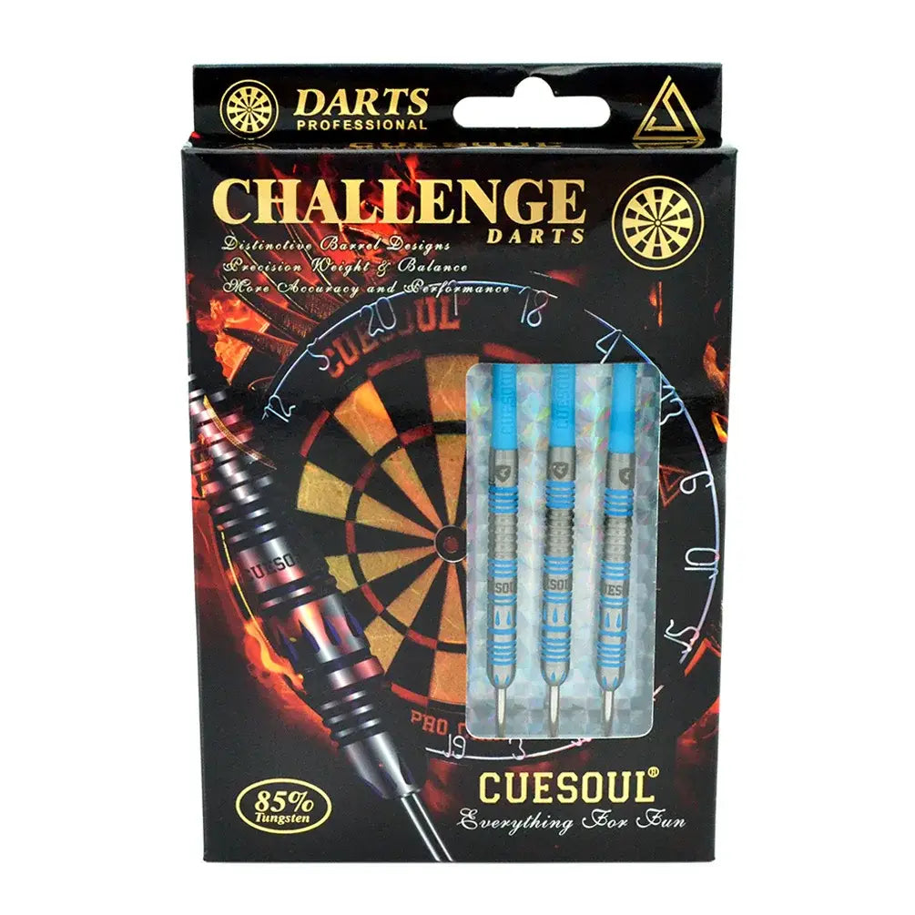 CUESOUL CHALLENGE 24g Slim Steel Tip Tungsten Dart Set 85%