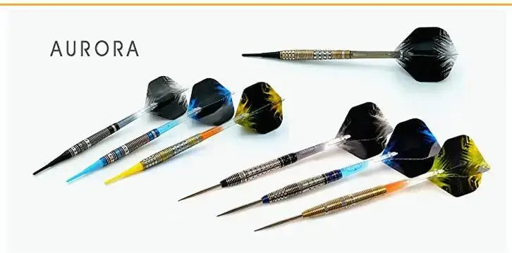 CUESOUL AURORA Soft Tip Tungsten Darts 18g with Titanium Nitride Coating