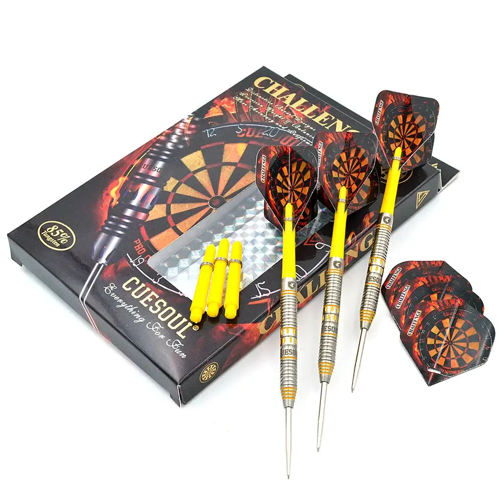 CUESOUL CHALLENGE 24g Slim Steel Tip Tungsten Dart Set 85%