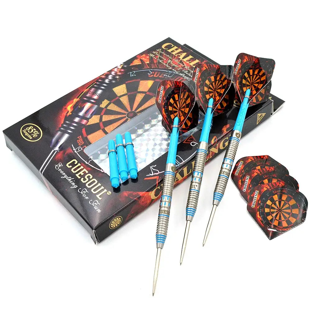 CUESOUL CHALLENGE 24g Slim Steel Tip Tungsten Dart Set 85%