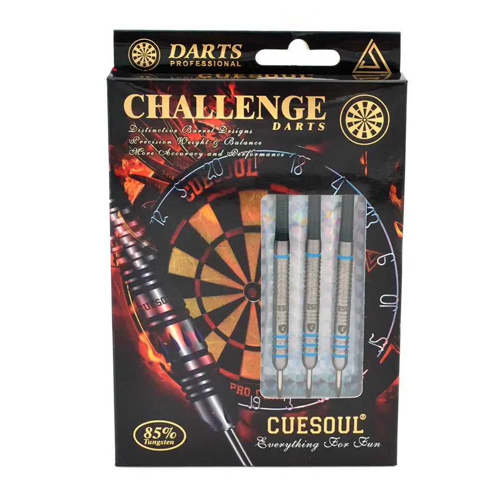 CUESOUL CHALLENGE 24g Slim Steel Tip Tungsten Dart Set 85%