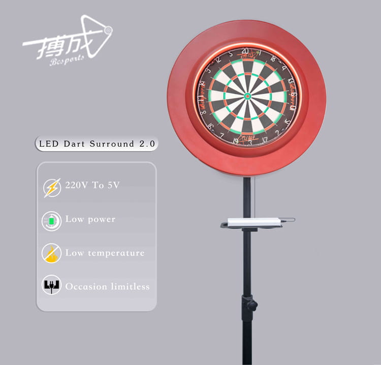 Special Dart Target Lighting Lamp Dart Target Protection Ring Integrated Non-Dead Angle Fill Light