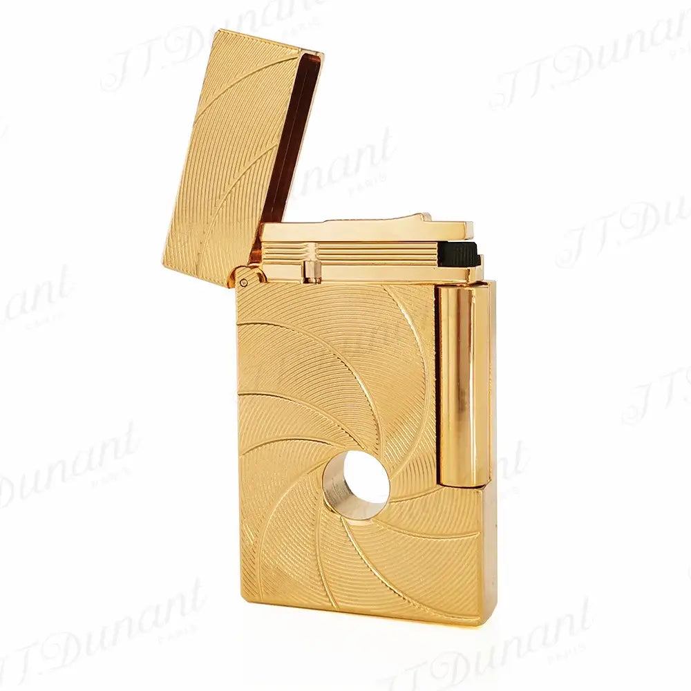 Luxury D Brand Lighters Brass 007 Engraved Gas Lighter Ping Sound Fashion Outdoor Gadgets Birthday’s Gift