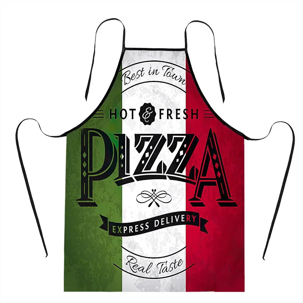 Retro Italian Flag Pizza Aprons