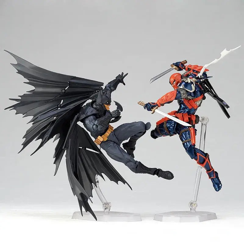 Yamaguchi Amazing Revoltech Deathstroket Batman Action Figure Collection Model Toy Doll Birthday Gifts