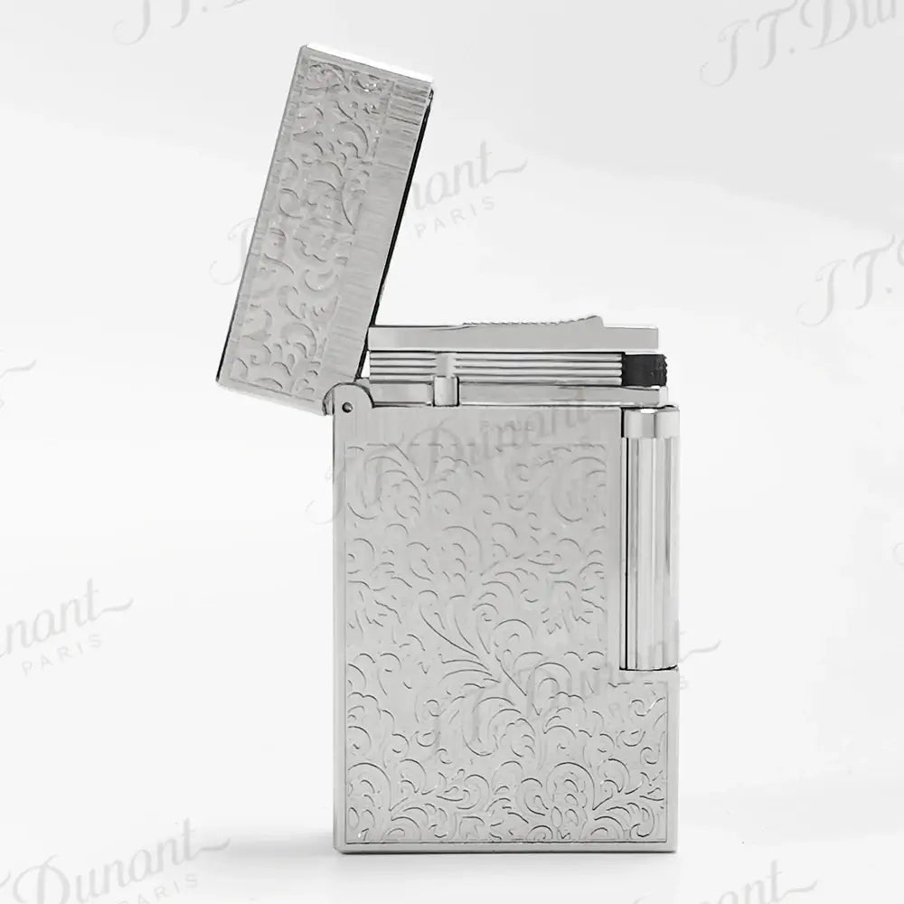 Retro st D Lighters Ping Sound Gas Lighter Special Wild Chrysanthemum Engraving Pattern Cigar Lighter Birthday Gift