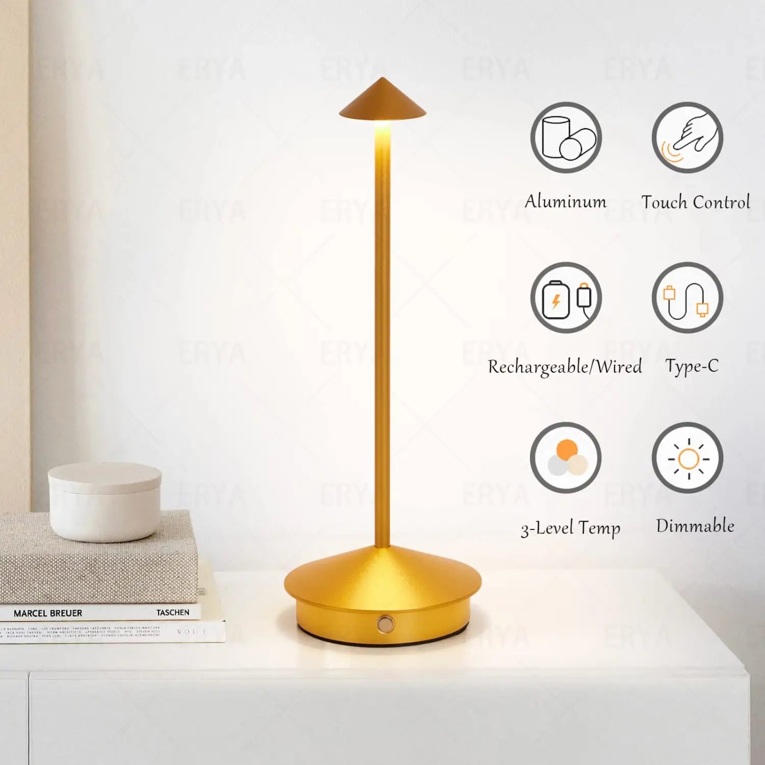 Desk Lamp wireless charging hotel bar table decorative light