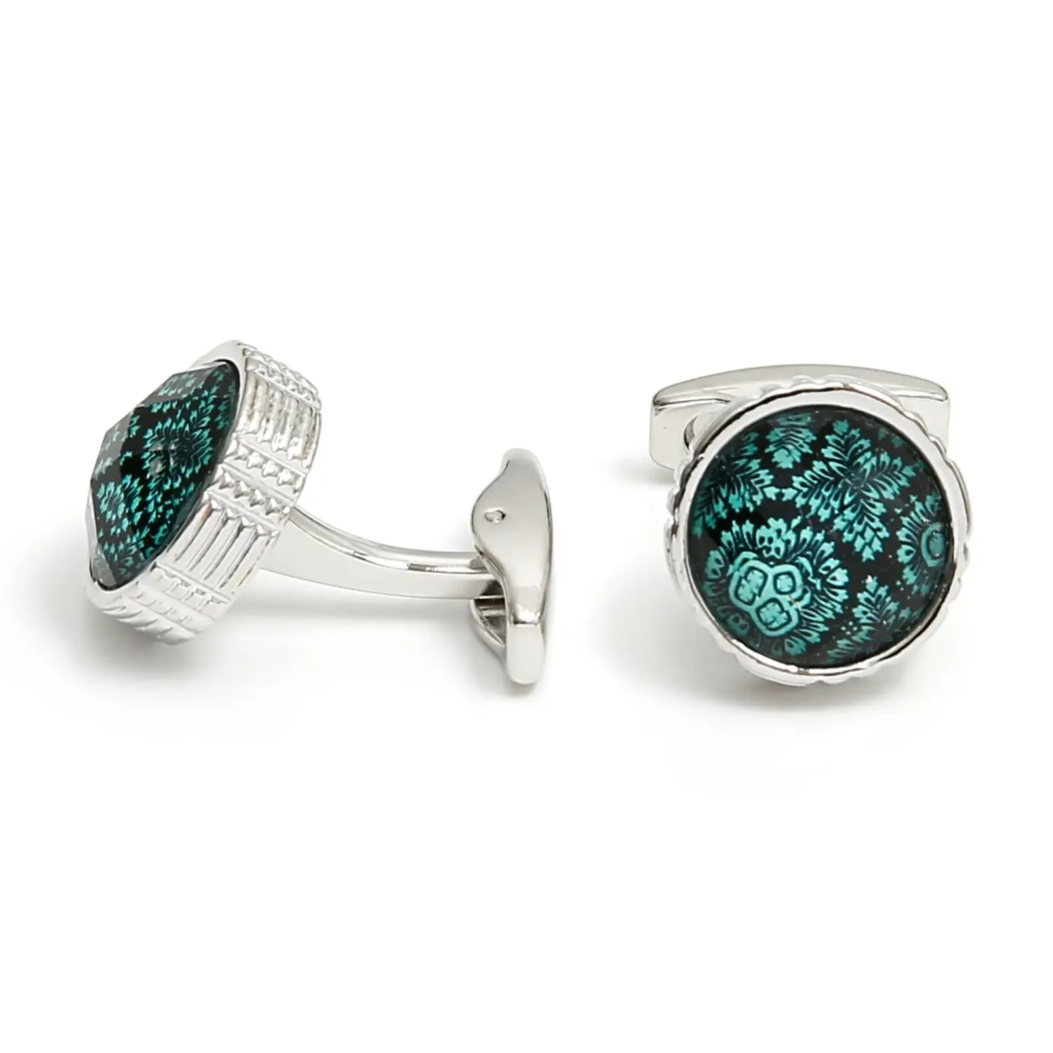 TOMYE Green CuffLinks