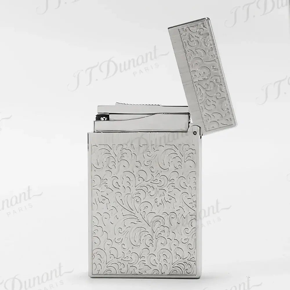 Retro st D Lighters Ping Sound Gas Lighter Special Wild Chrysanthemum Engraving Pattern Cigar Lighter Birthday Gift