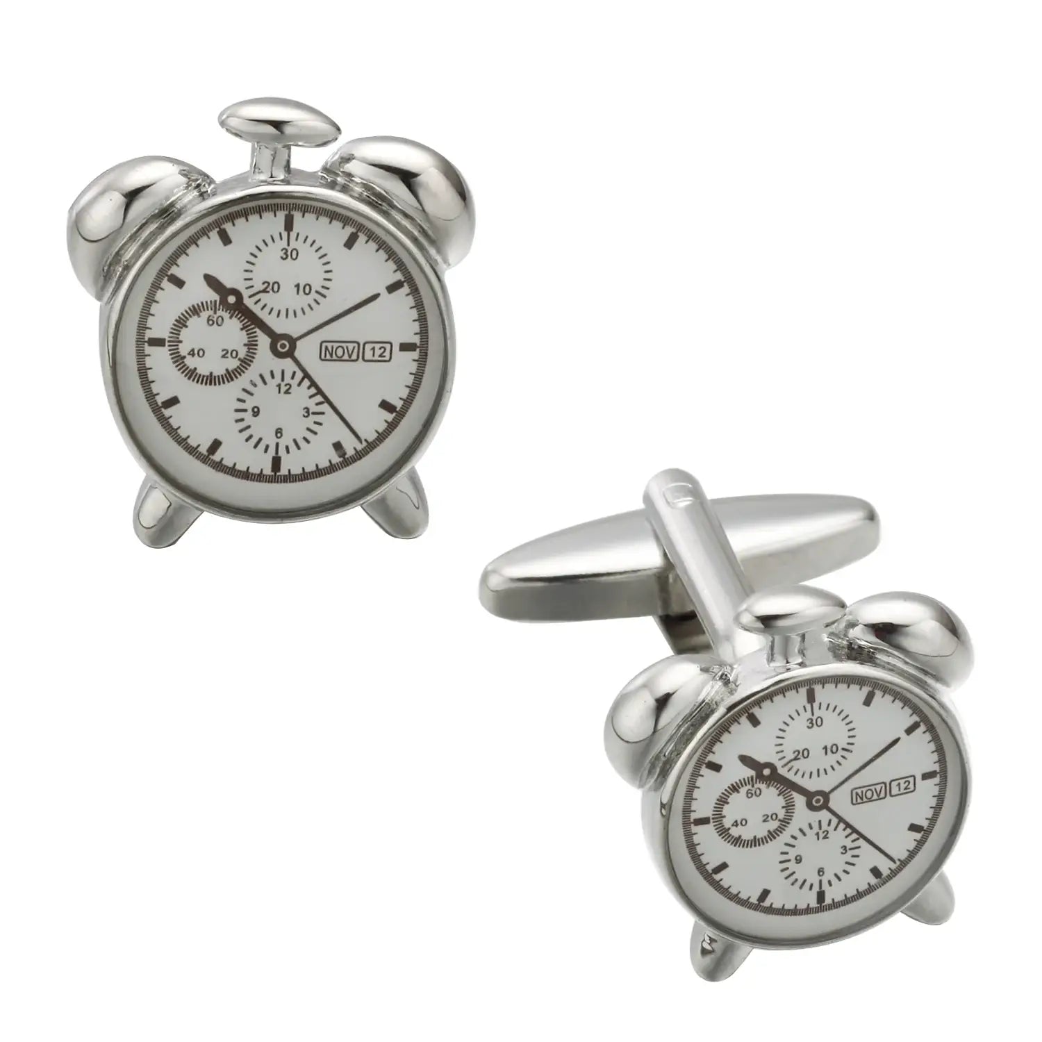 Classic Silver Cufflinks