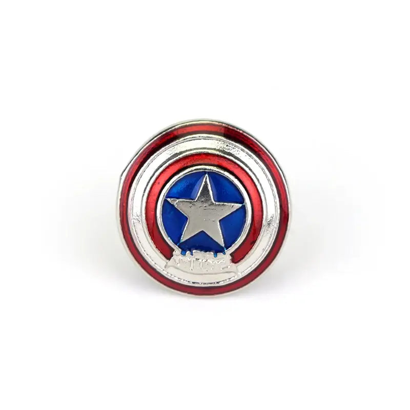 Captain America Shield Metal Cufflinks