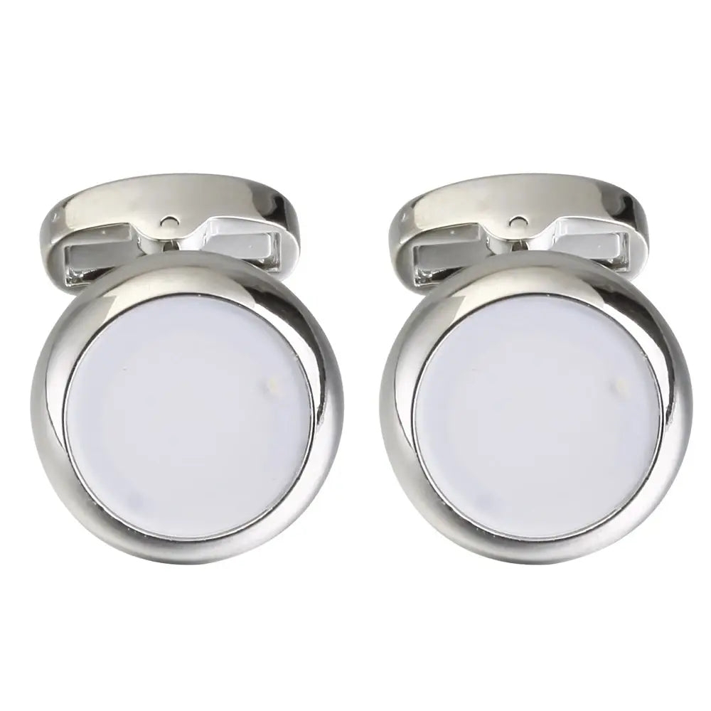 Classic Silver Cufflinks