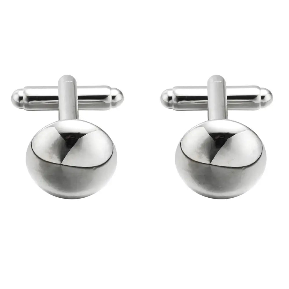 Classic Silver Cufflinks