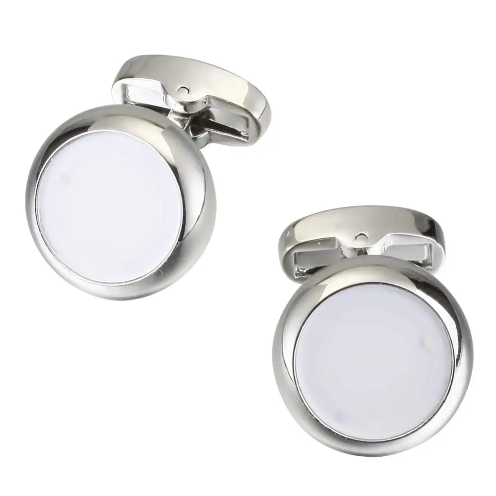 Classic Silver Cufflinks