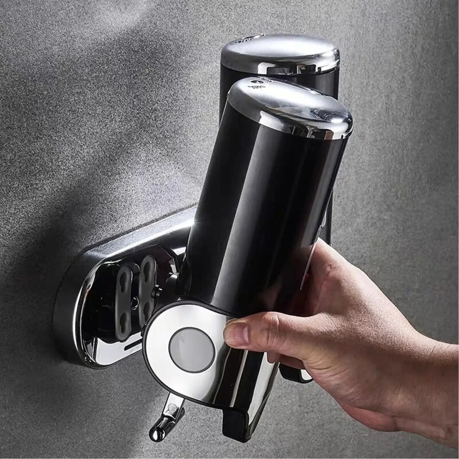 Wall Mount Shower Shampoo Soap Bottle Dispenser