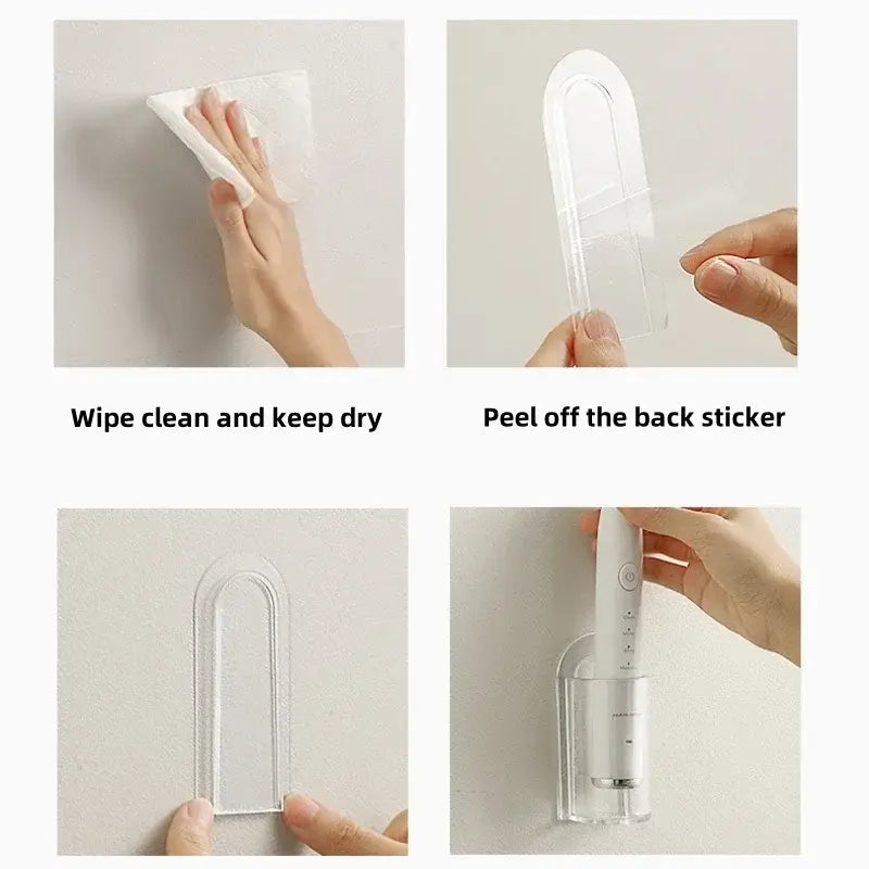 Bathroom Self Adhesive Electric Toothbrush Holder