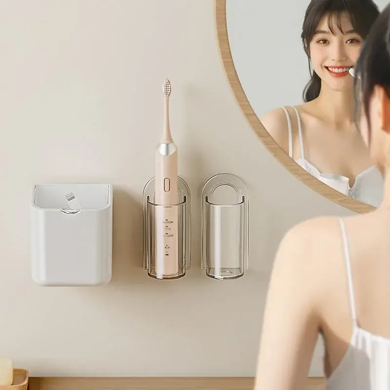 Bathroom Self Adhesive Electric Toothbrush Holder