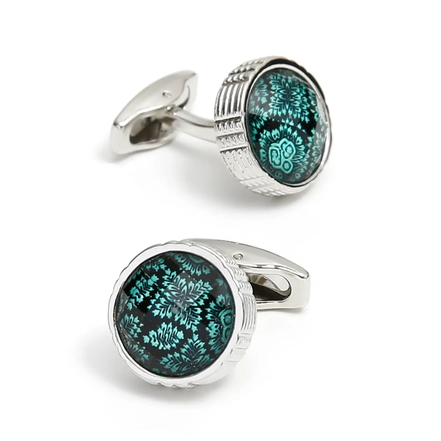 TOMYE Green CuffLinks