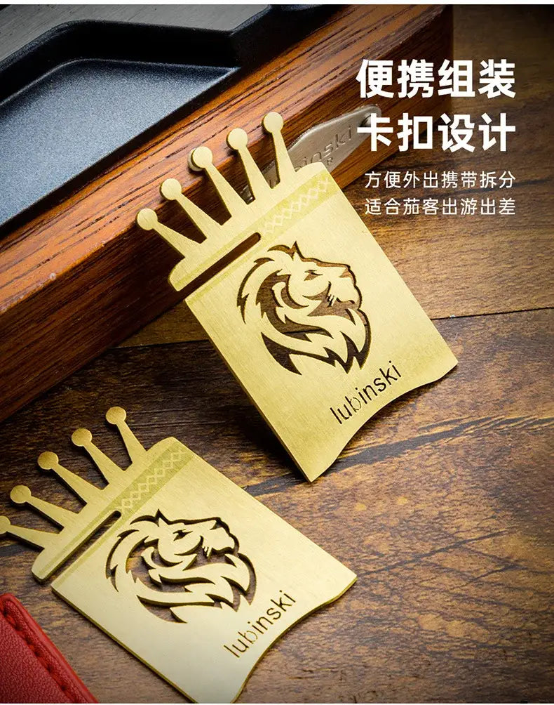 Lion Pattern Cigar Holder Metal Single Portable Cigar Holder Removable Cuban Cigarette Holder Smoke Accesoires Cool