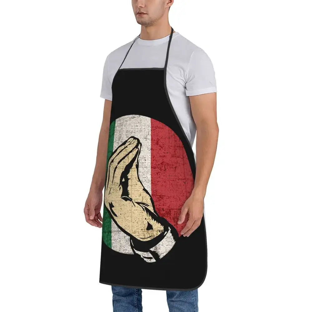 Italian Hand Gesture Sing Apron