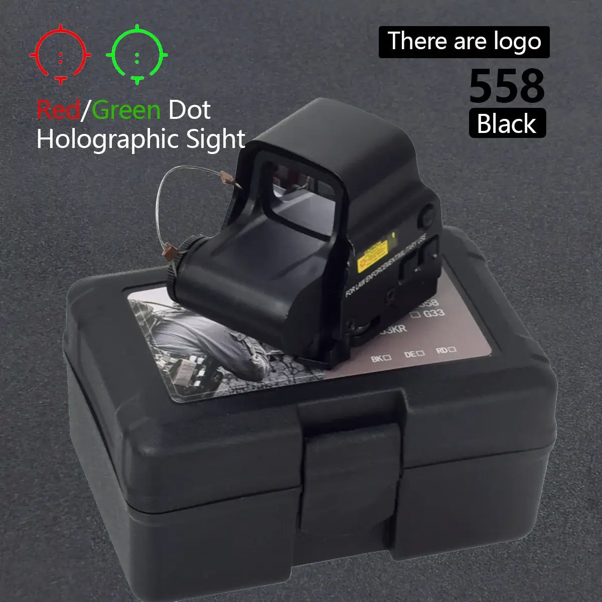 551 552 553 558 Red Green Dot Holographic Sight Scope Hunting Red Dot Reflex Sight Riflescope Collimator With 20mm Rail