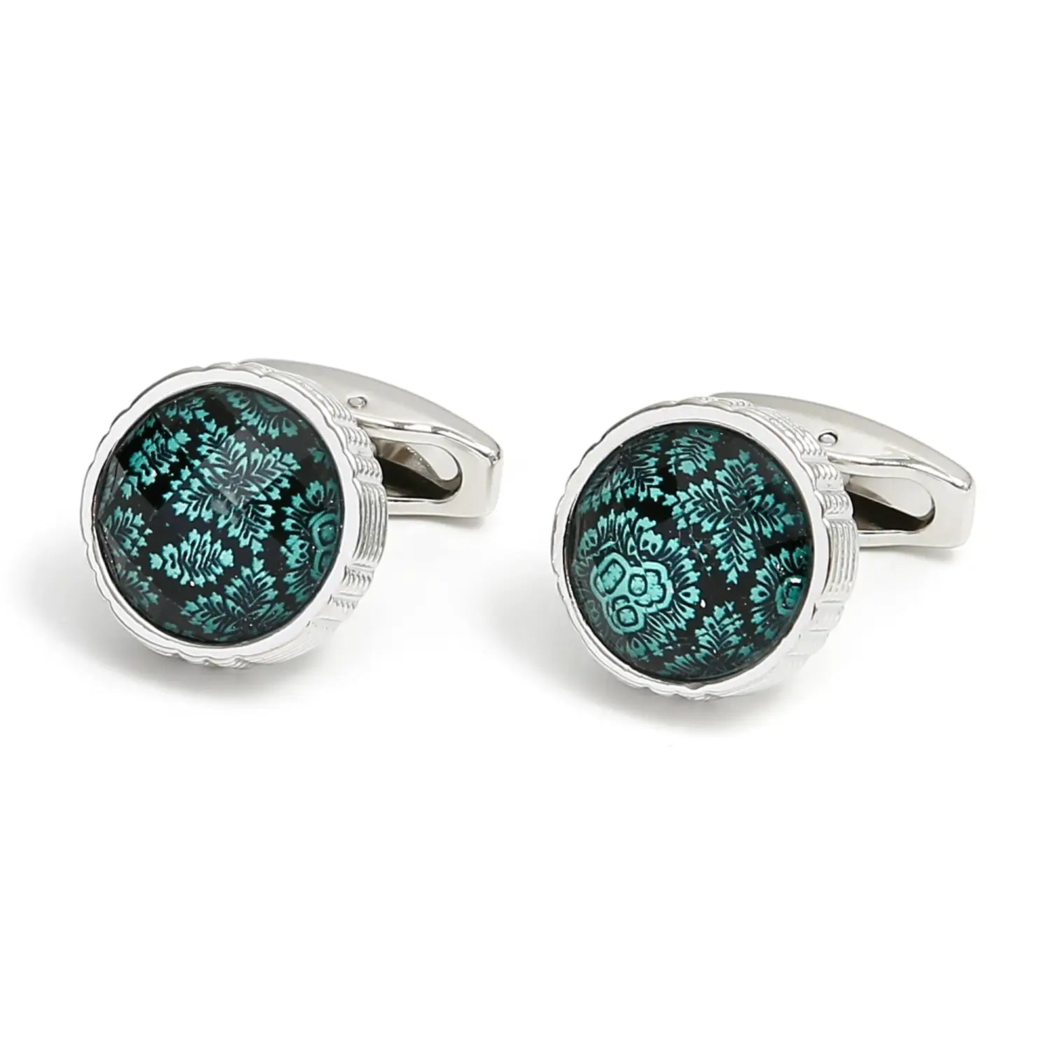 TOMYE Green CuffLinks